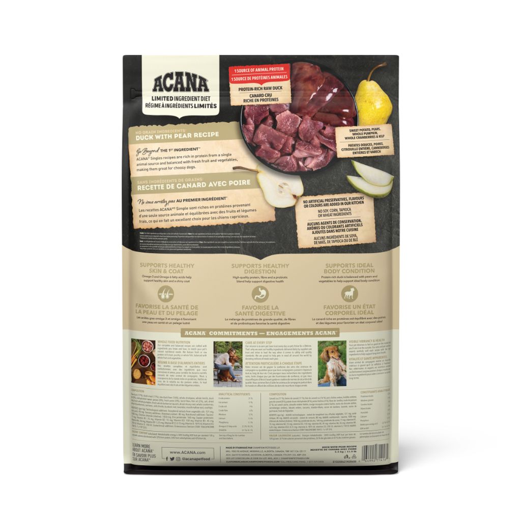 Duck with Pear for Dogs