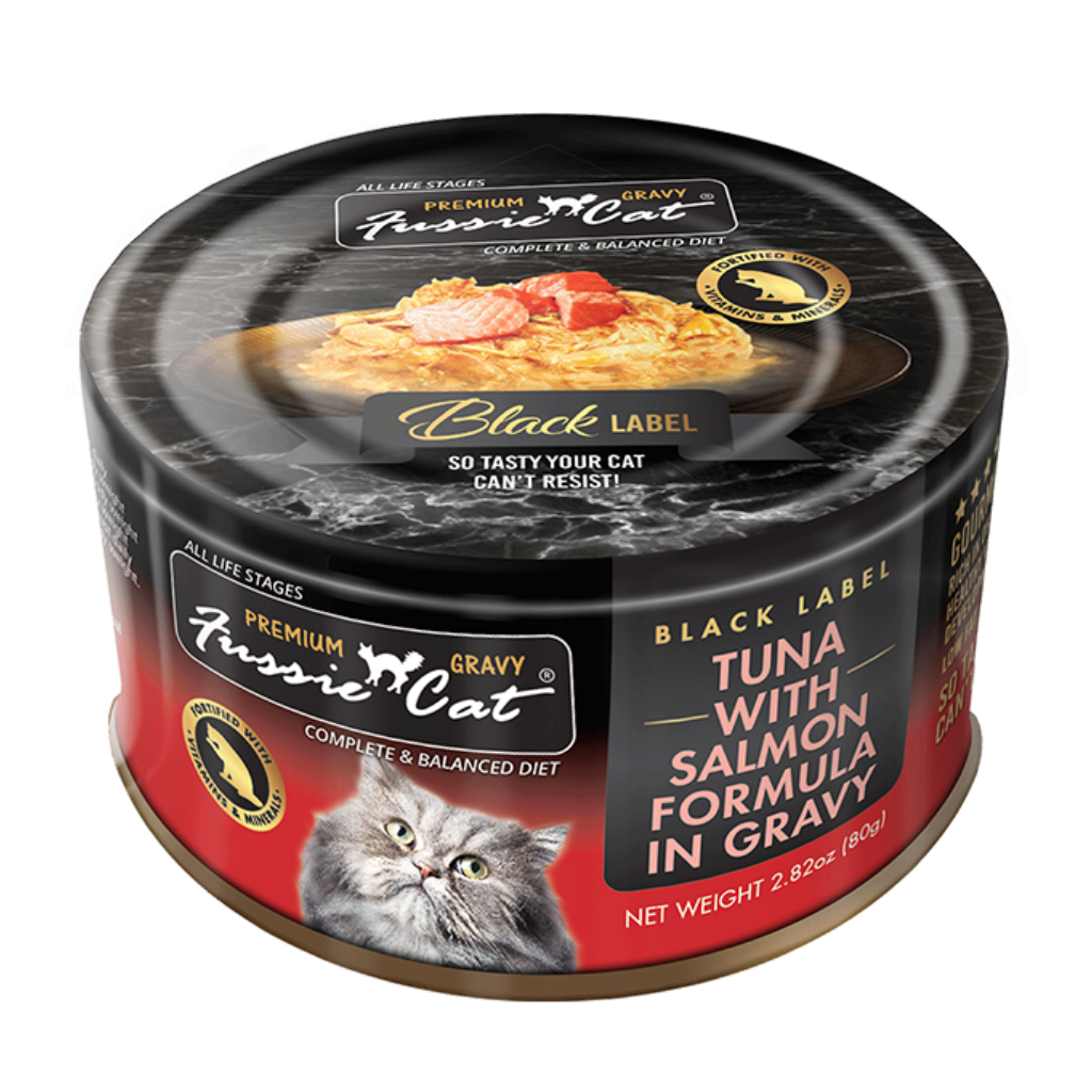 Black Label Tuna with Salmon in Gravy