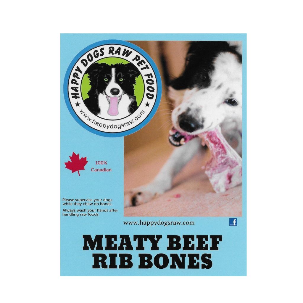 Buy Happy Dogs Beef Rib Bones – Naturally Urban Pet Store · To