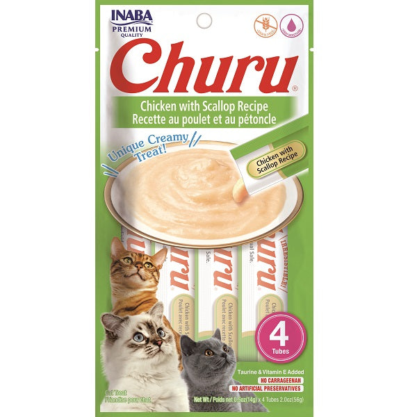 Churu Puree 4 Pack Tubes x .5oz