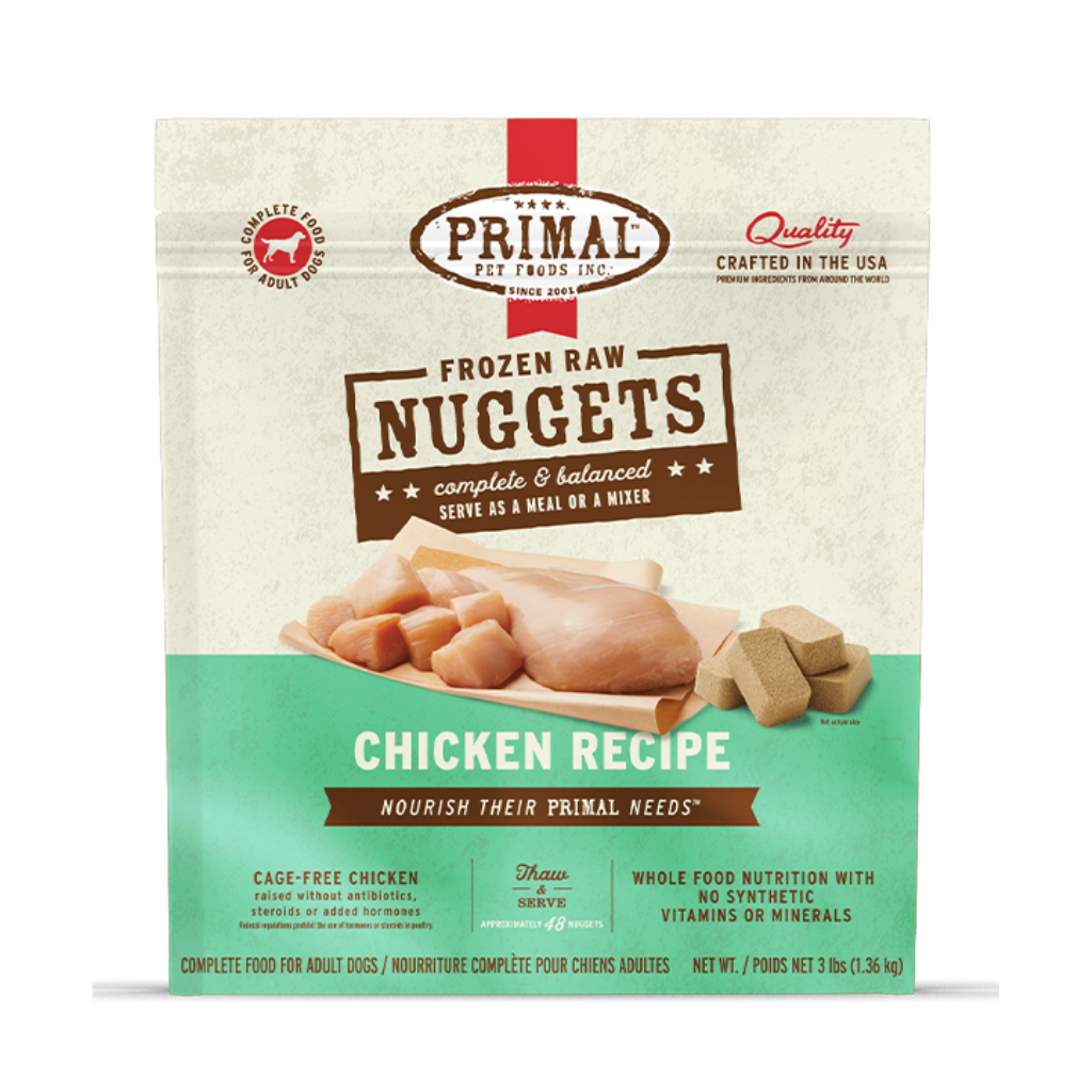 Primal Dog Raw Chicken Nuggets