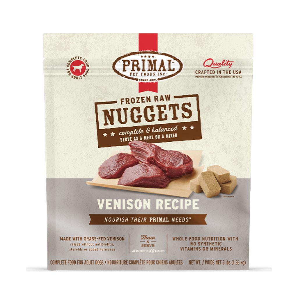 Primal Dog Raw Venison Nuggets