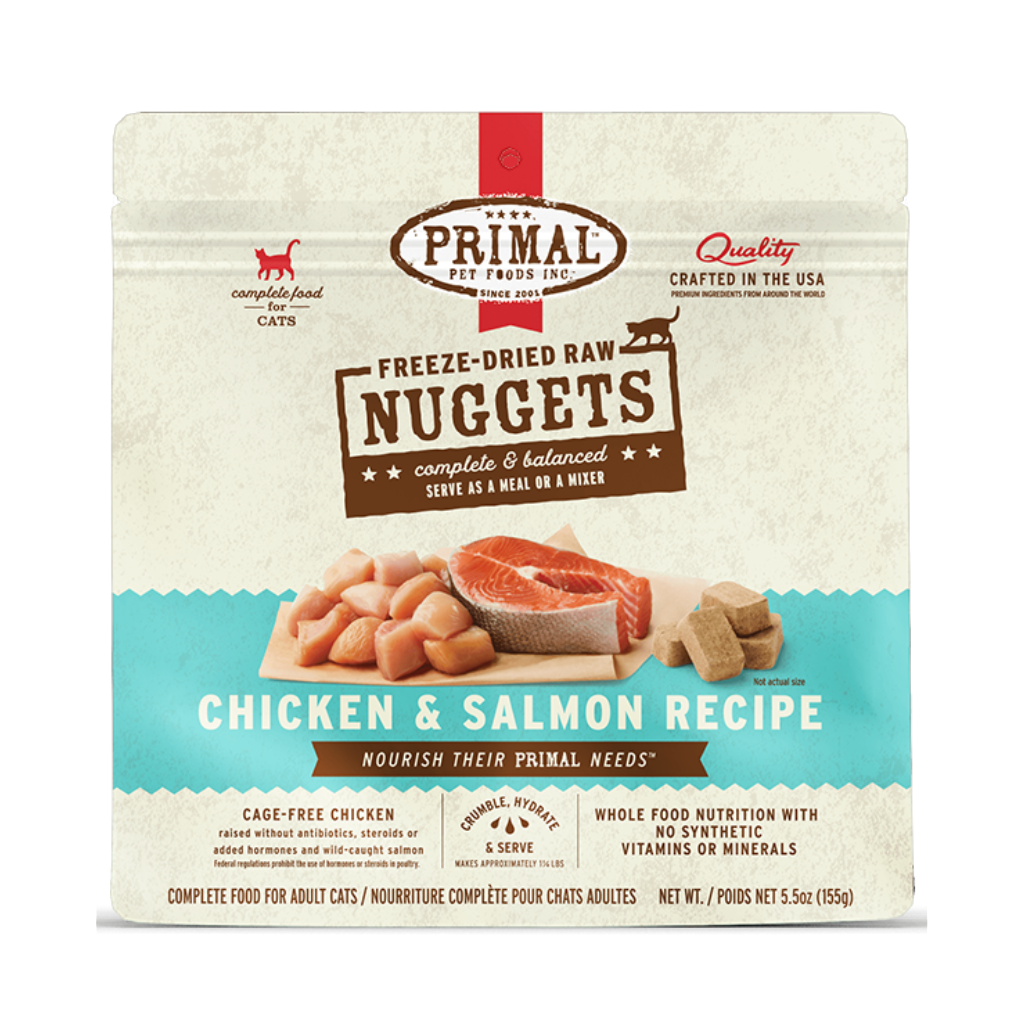 Primal Cat Freeze-Dried Chicken & Salmon Nuggets