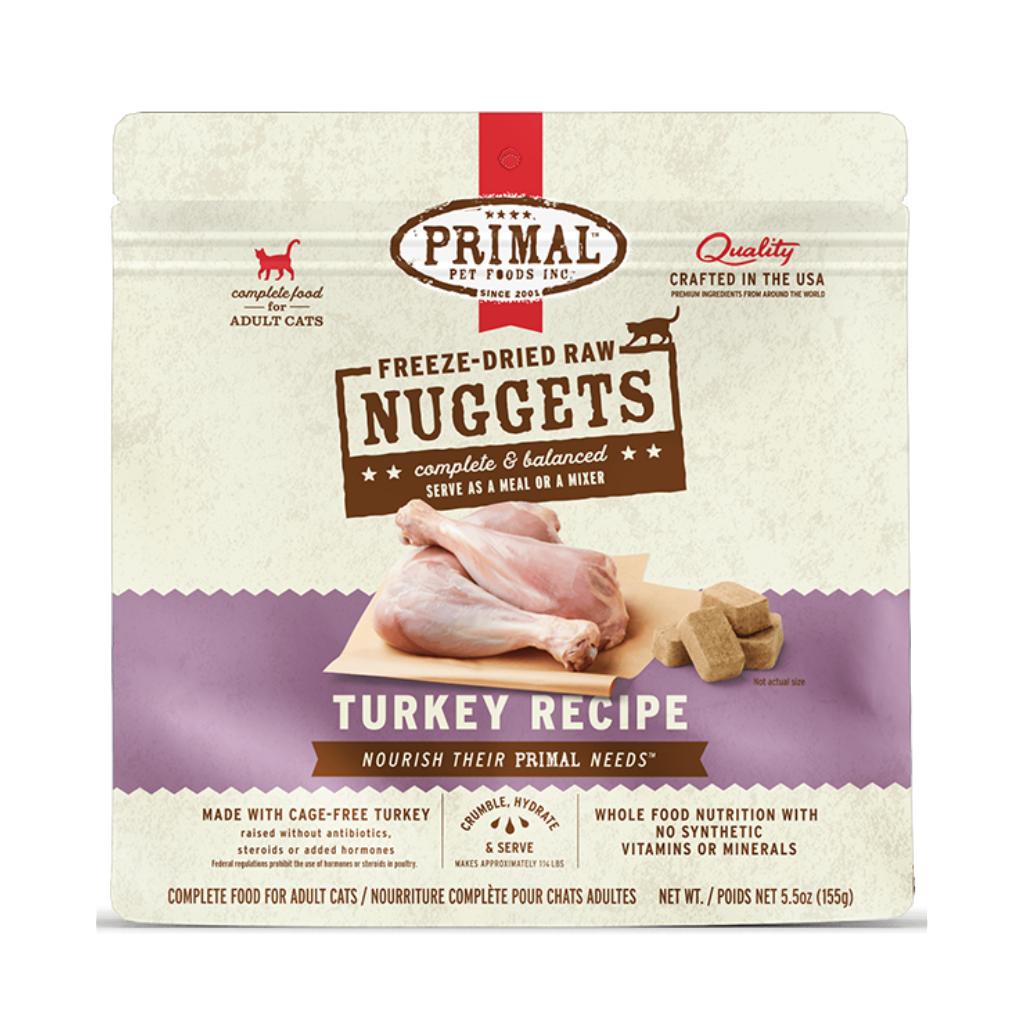 Primal Cat Freeze-Dried Turkey Nuggets