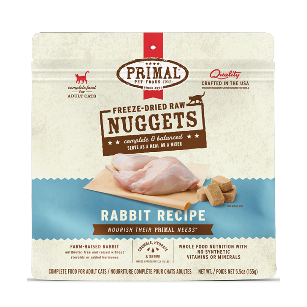 Primal Cat Freeze-Dried Rabbit Nuggets