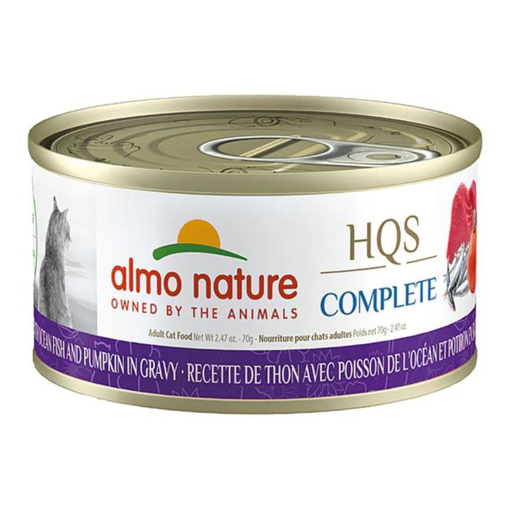 HQS Complete Tuna,Ocean Fish,Pumpkin in Gravy