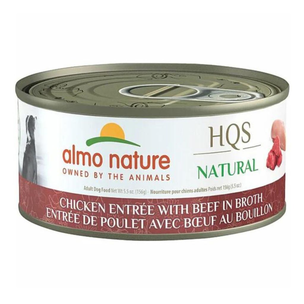 HQS Natural Chicken Entree with Beef in Broth