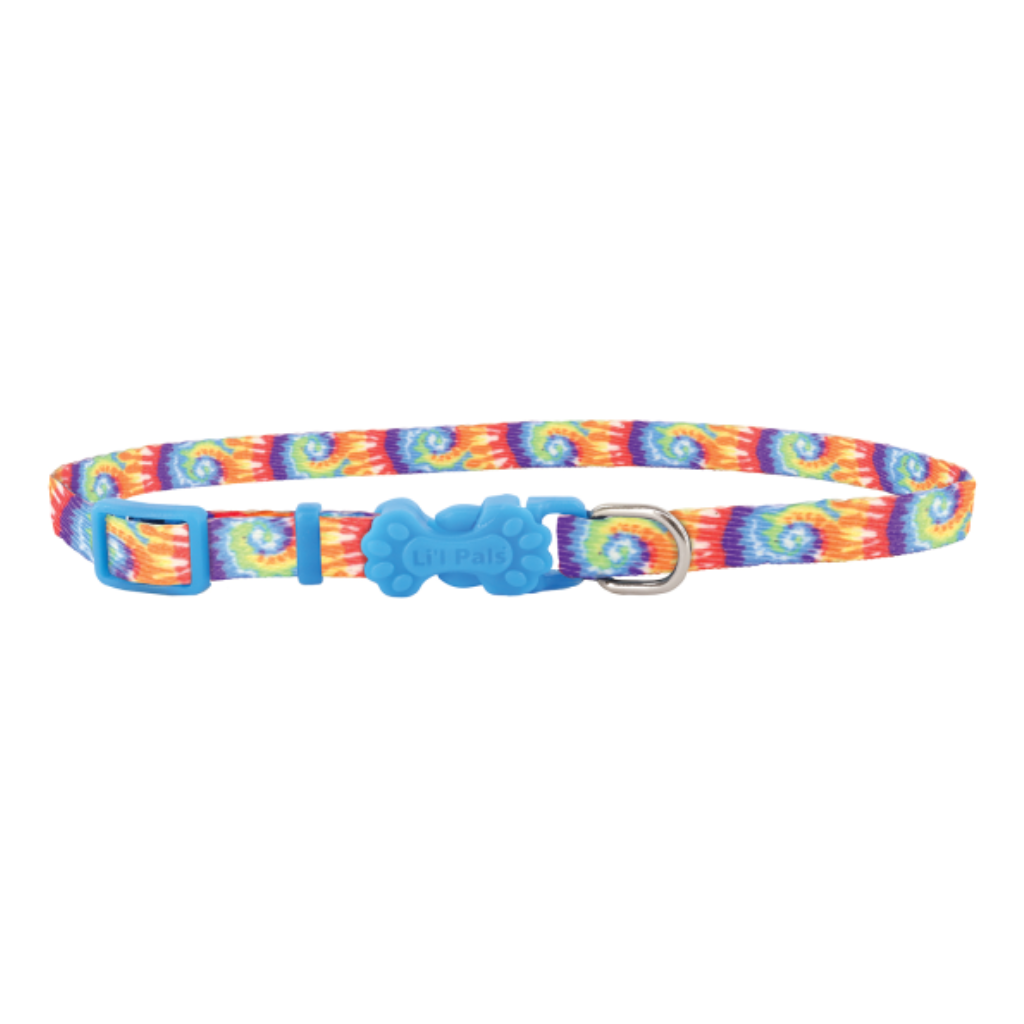 Li'l Pals Adjustable Collar Bright Tie Dye