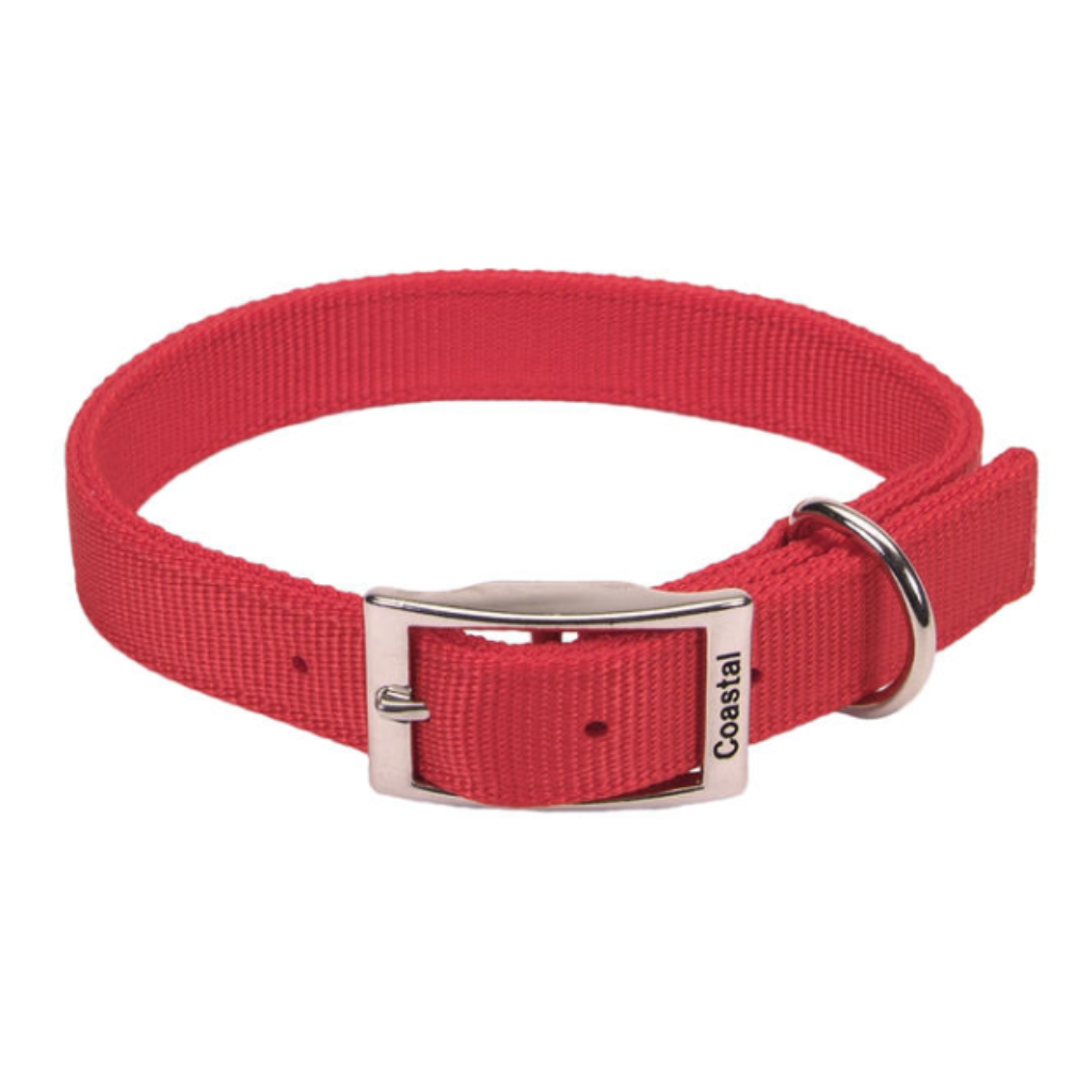 DoublePly Nylon Collar Red