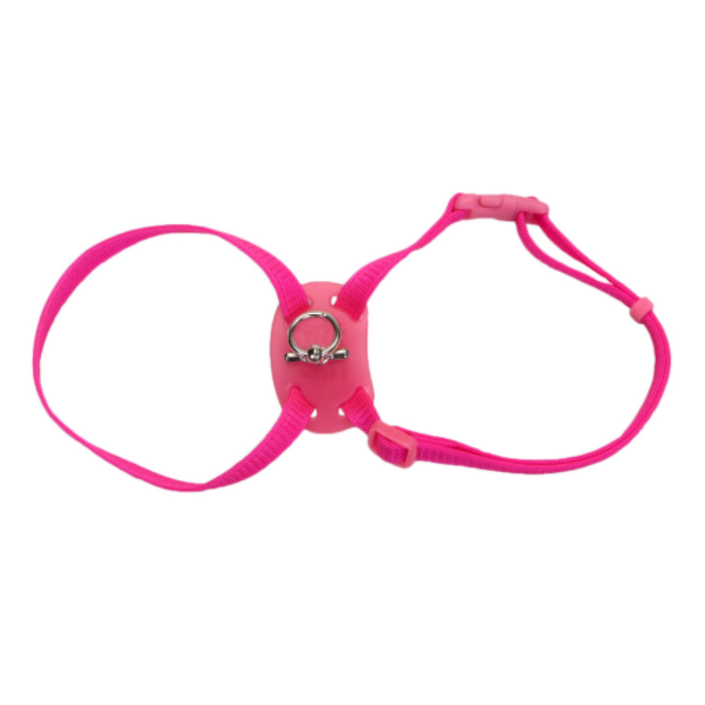 Snag Proof Adj Nylon Cat Harness Neon Pink