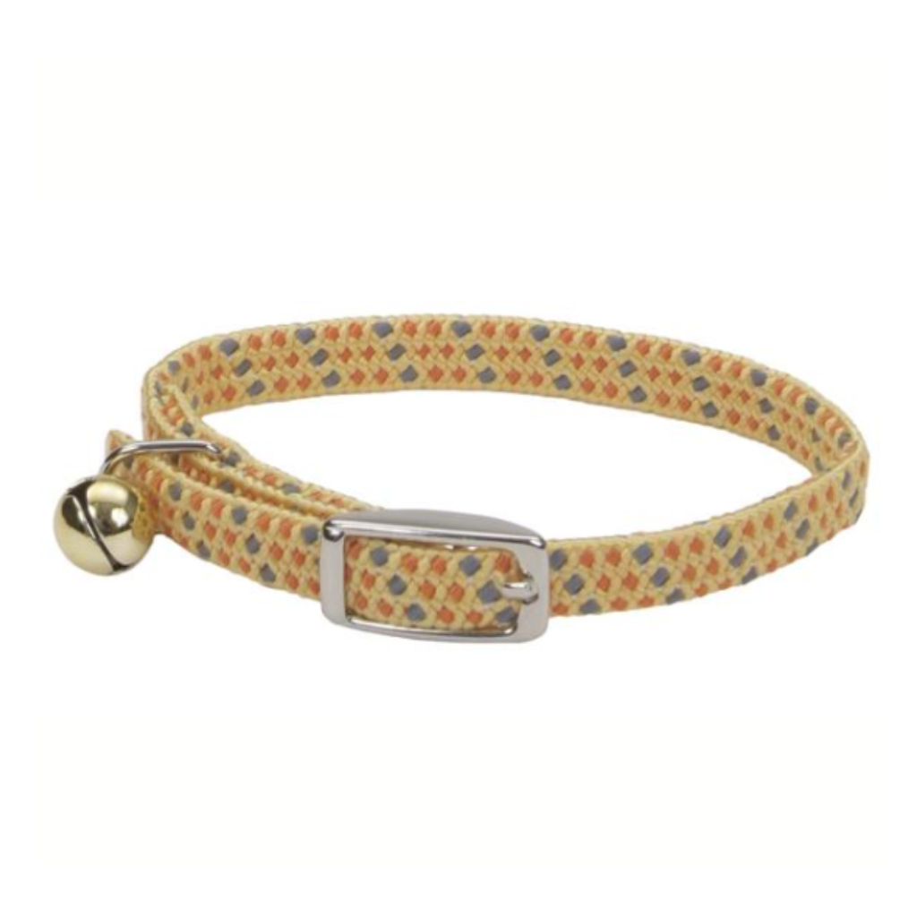 Li'l Pals Kitten Elastic Safety Collar Yellow