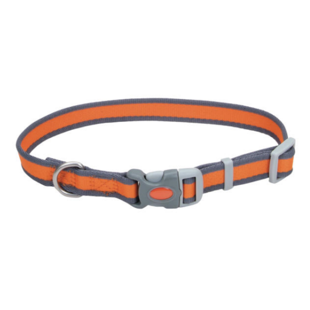 Pet Attire Pro Collar Brite Orange & Grey