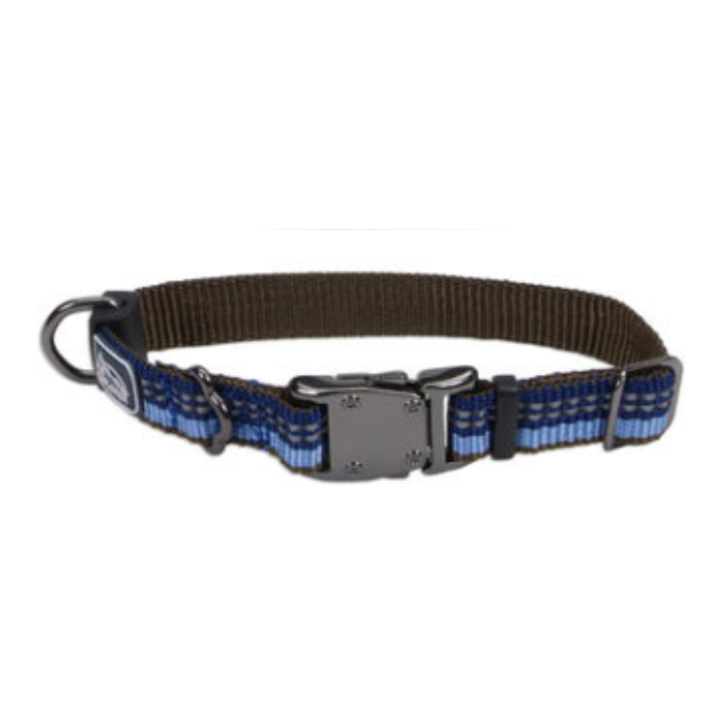 K9 Explorer Reflective Adjustable Collar Sapphire