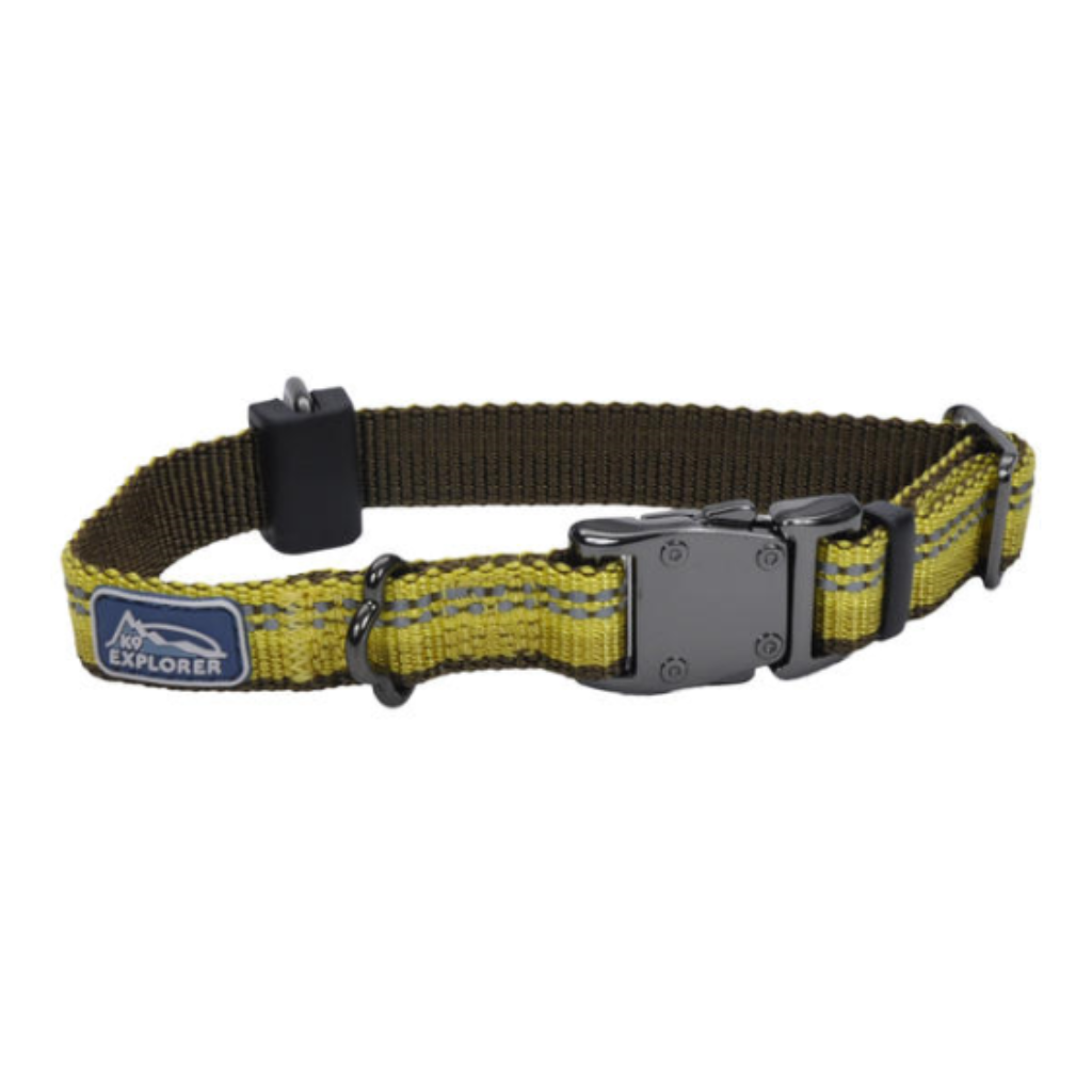 K9 Explorer Reflective Adjustable Collar Goldenrod