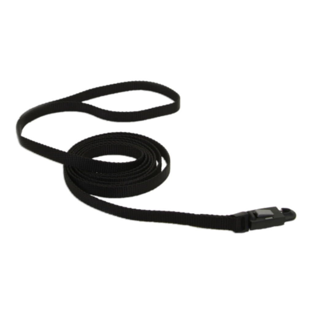 Nylon Cat Leash with E-Z Snap Black
