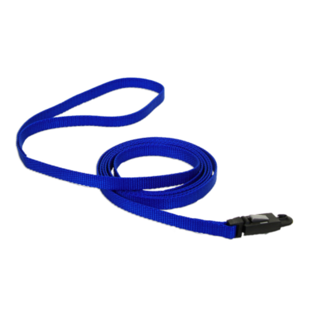 Nylon Cat Leash with E-Z Snap Blue