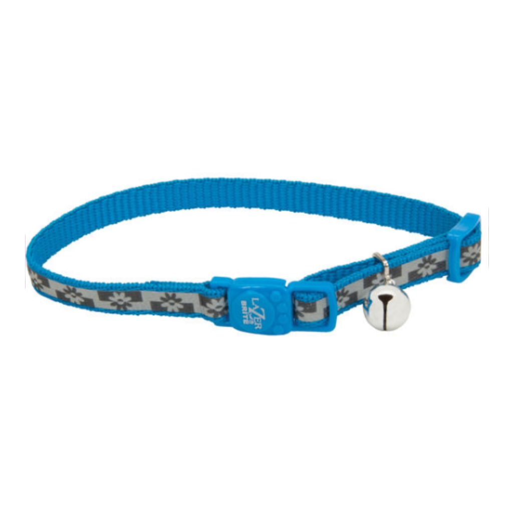 LazerBrite Reflective Brakeaway Blue Lagoon Flowers