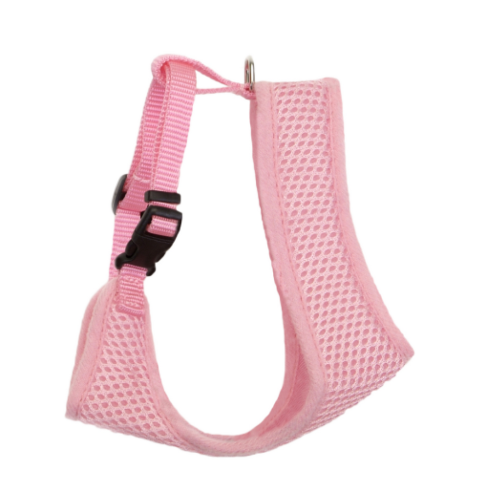 ComfortSoft Wrap Adj Cat Mesh Harness Bright Pink