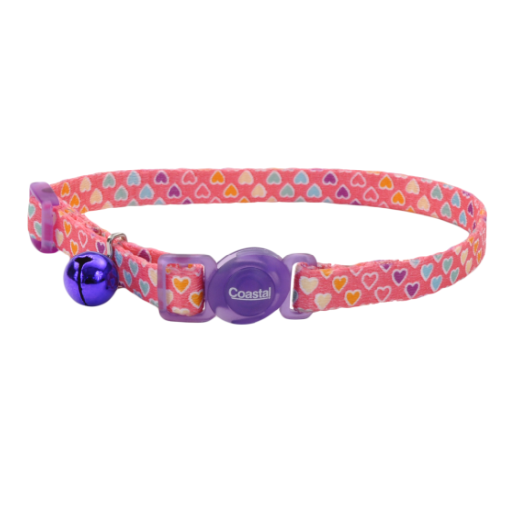 Safe Breakaway Collar Multi Heart