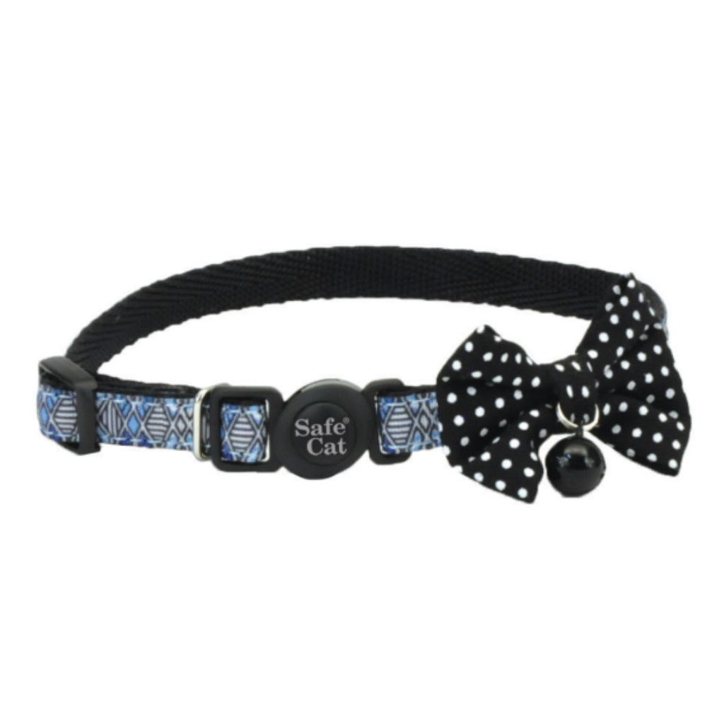 Safe Embellished Fashion Collar Diamond Black