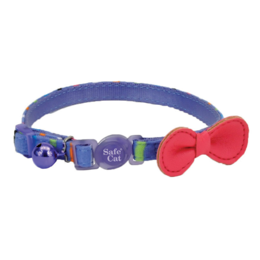 Safe Embellished Fashion Collar Stripe Blue