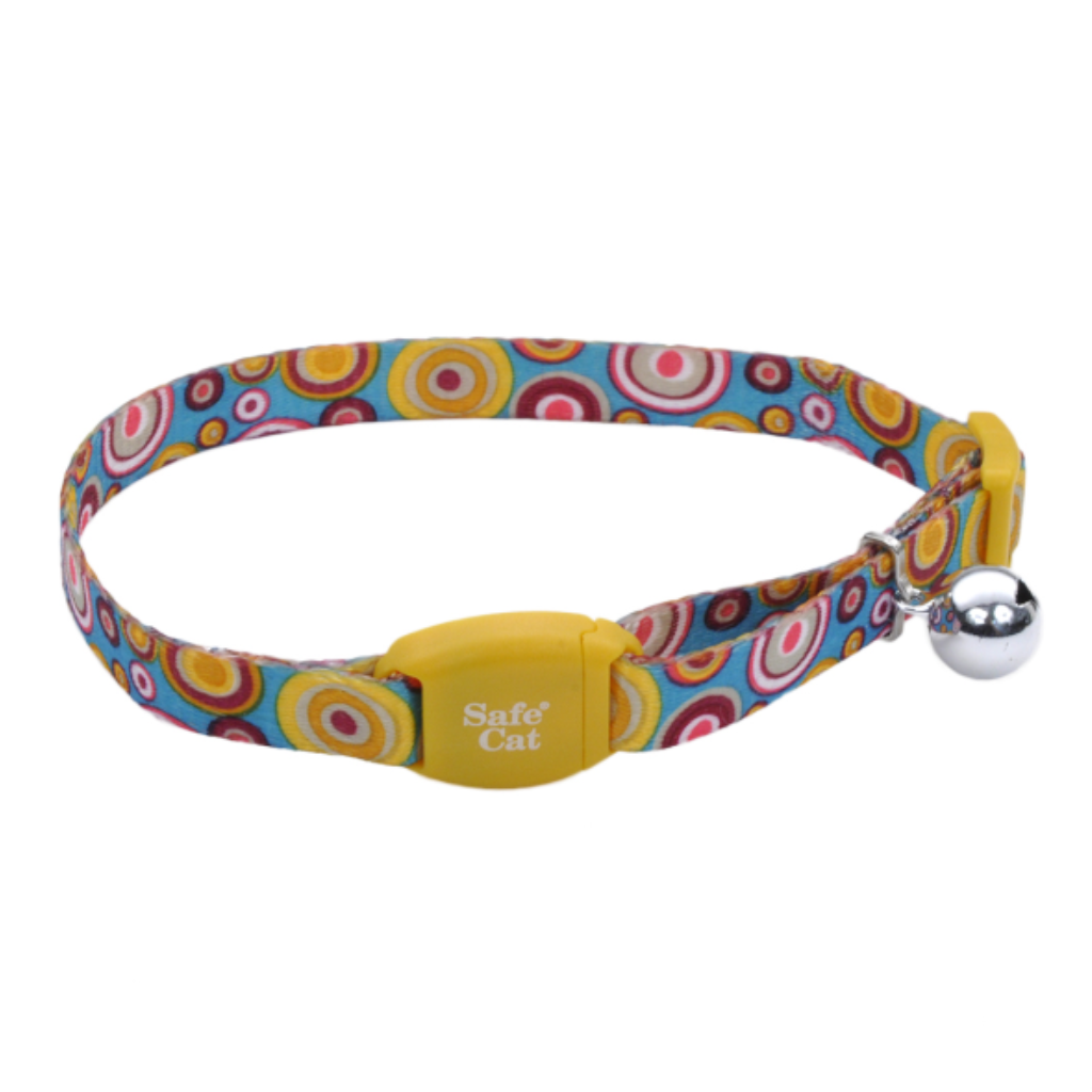 Adj Breakaway Collar Magnetic Buckle Gold Kaleid