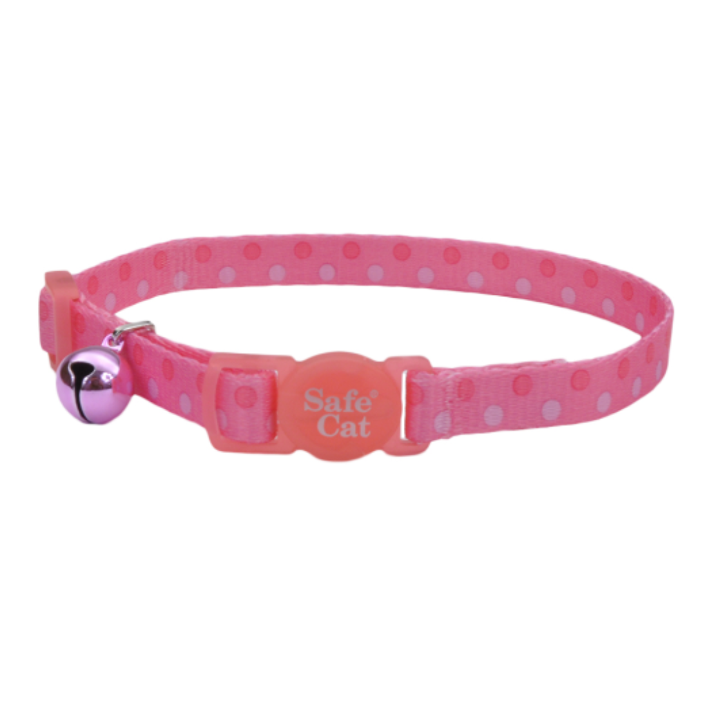 Fashion Breakaway Collar Pink Dots