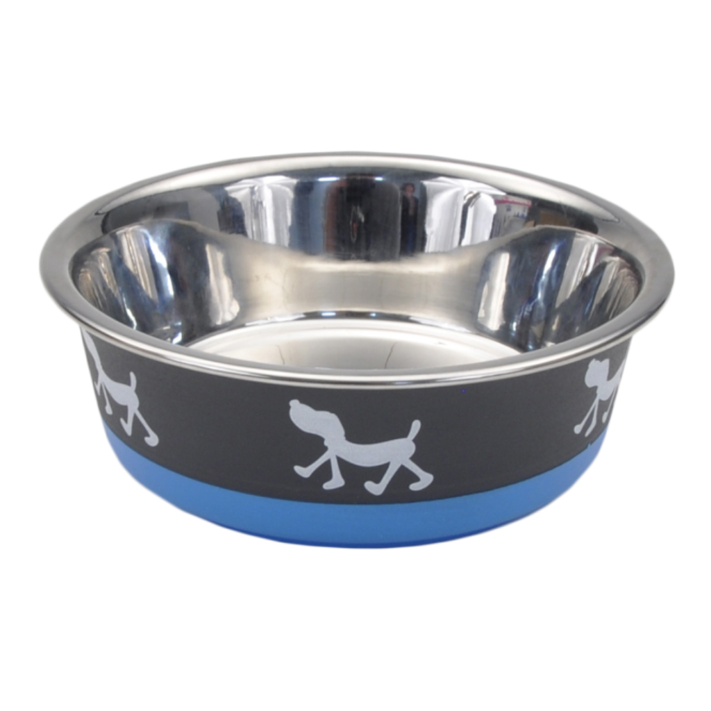 Maslow Design Bowl Pup Blue/Grey