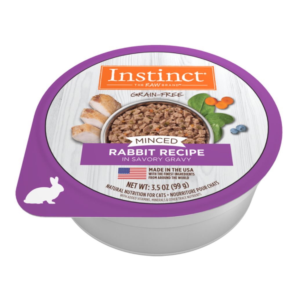 Nature's Variety Minced Rabbit Recipe for cats 12 x 99 gram packs