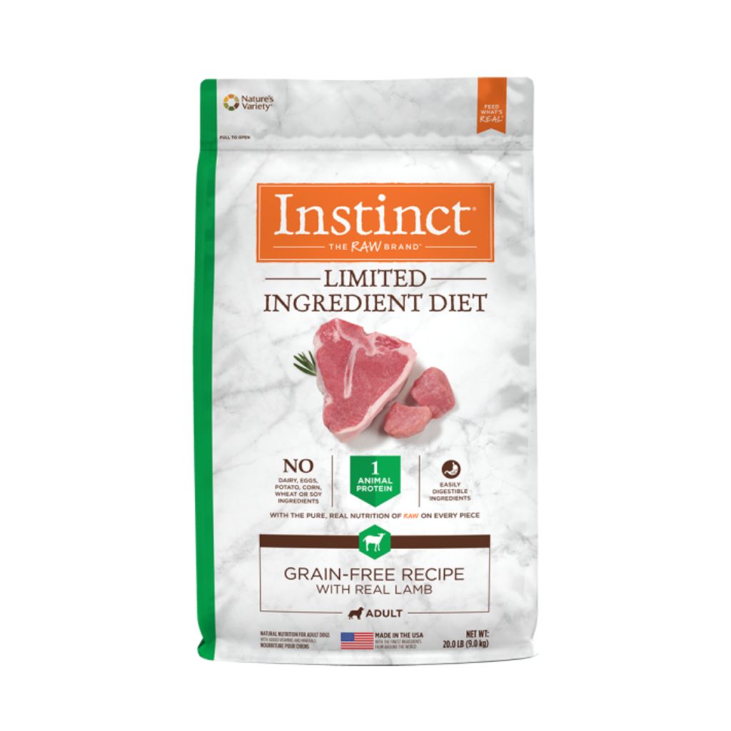 Nature's Variety L.I.D. Lamb Meal Formula for Dogs 20 lbs. bag