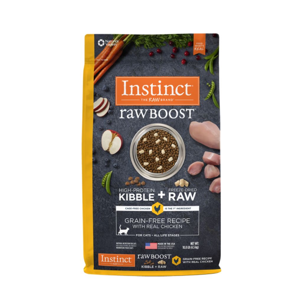 Nature's Variety Raw Boost Grain free Chicken Meal Formula Kibble 10 lbs