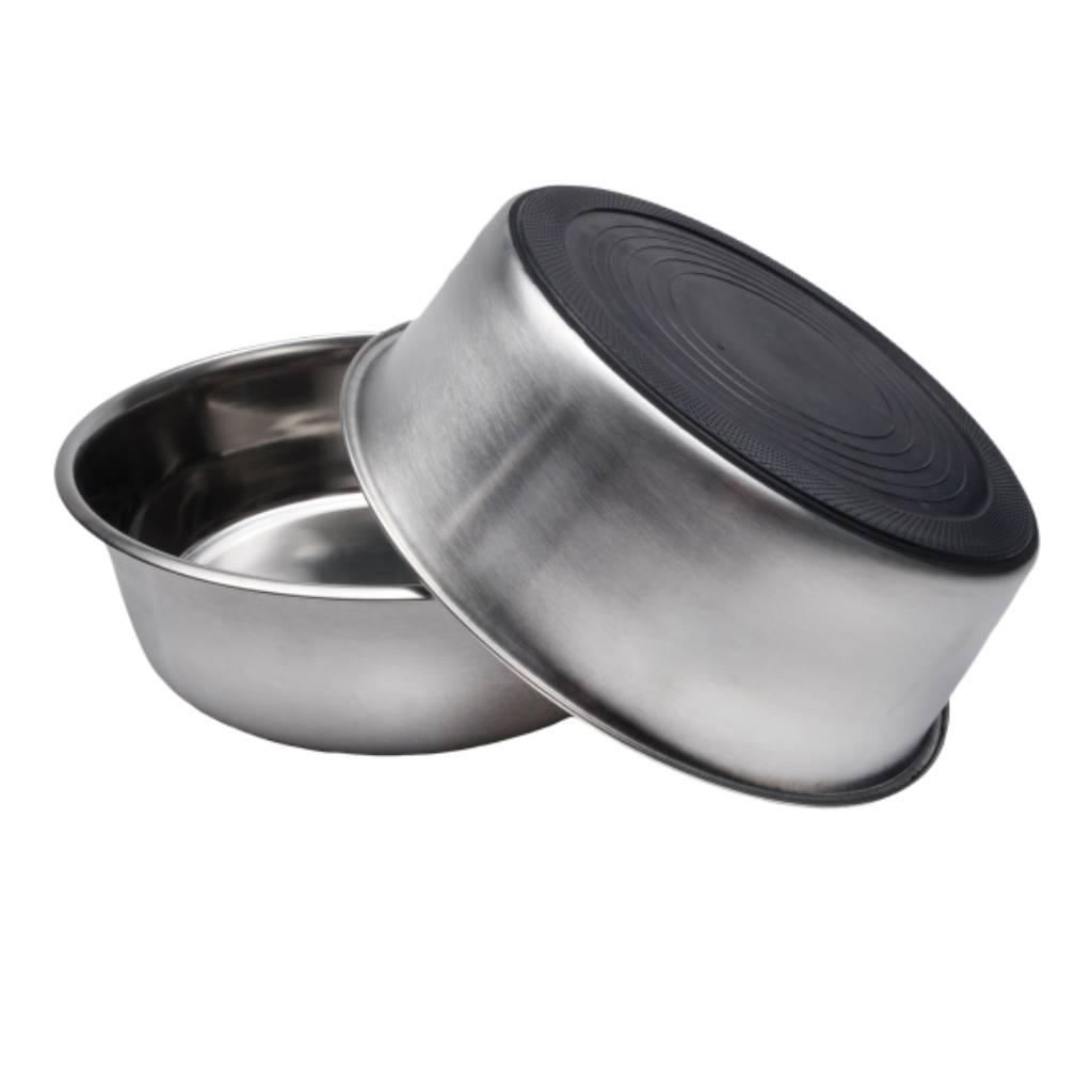 Non Skid Stainless Bowl