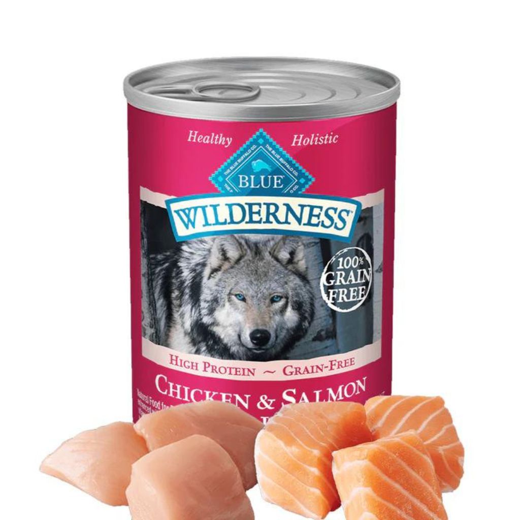 Blue Buffalo Dog Wilderness Grain Free Salmon Chicken Naturally Urban Pet Store To Your Door