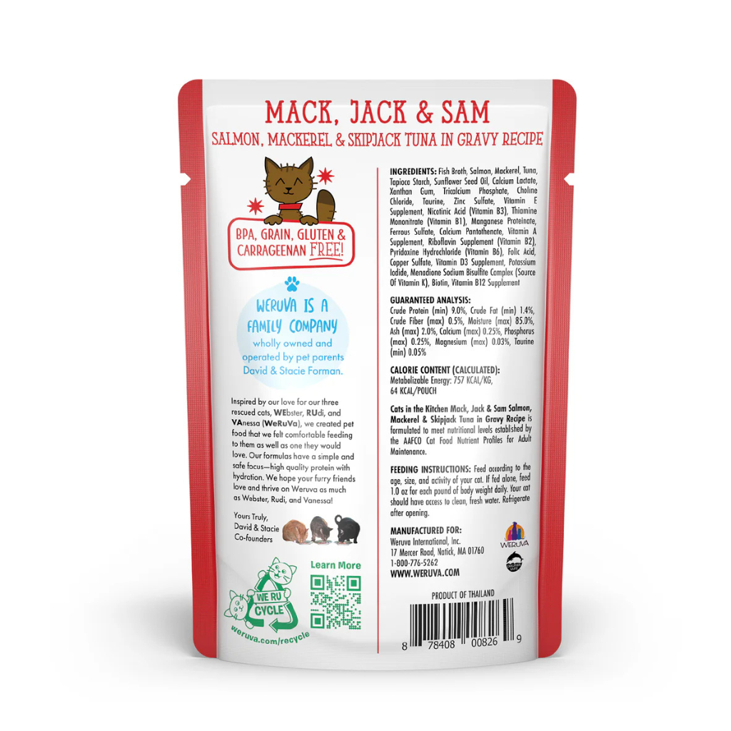 Mack Jack and Sam - Salmon, Mackerel and Skipk