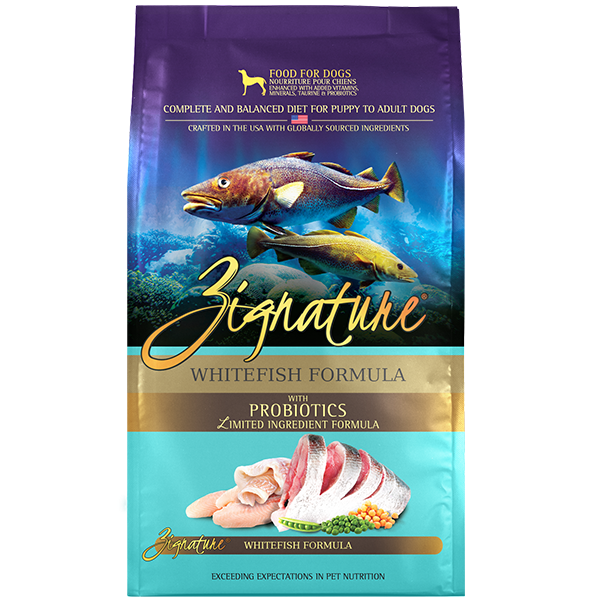 Zignature Grain-Free LID Whitefish Recipe DOG 25 lbs.