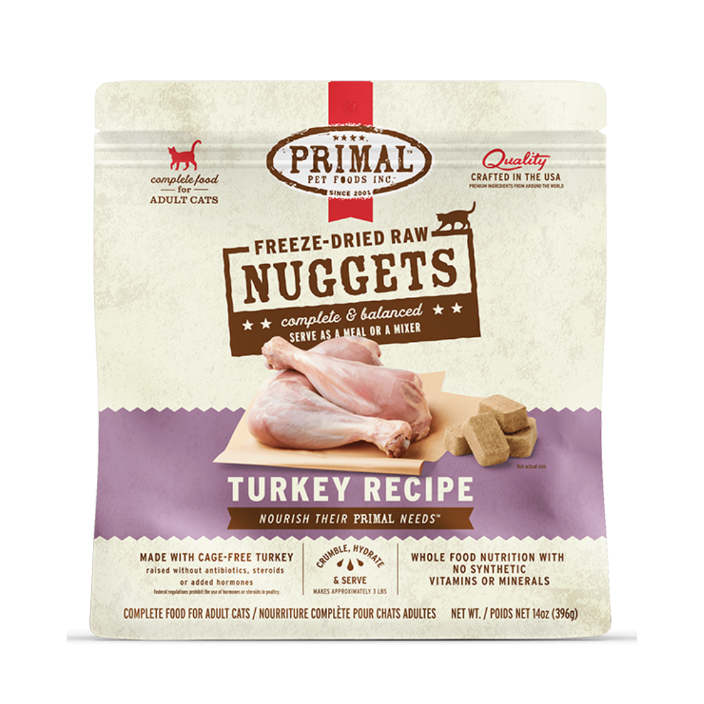 Primal Cat Freeze-Dried Turkey Nuggets