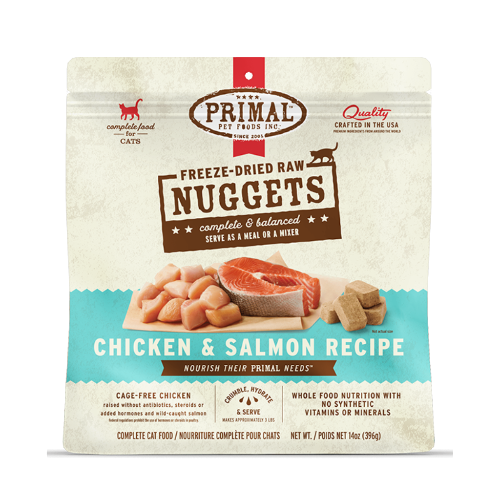 Primal Cat Freeze-Dried Chicken & Salmon Nuggets