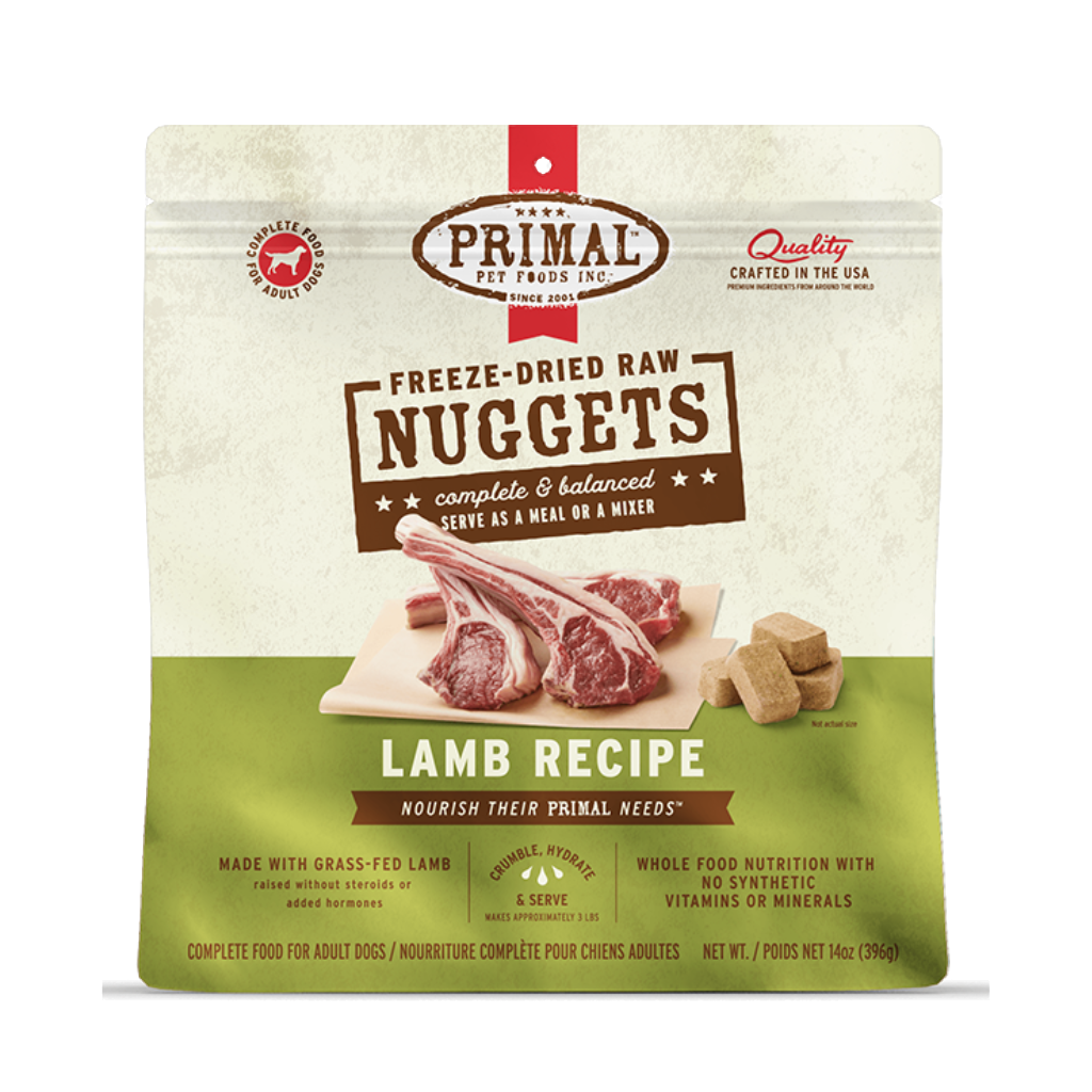 Primal Dog Freeze-Dried Lamb Nuggets