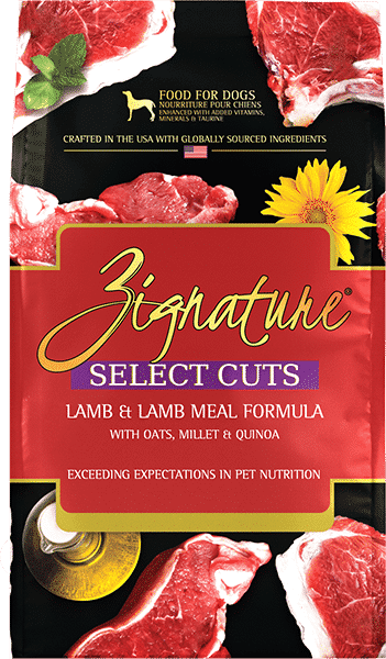 Zignature Select Cuts Lamb Recipe with Grains DOG 25 lbs.