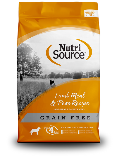 NutriSource Dog Grain Free Lamb Meal & Peas