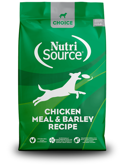 NutriSource Dog Choice Chicken Meal & Barley