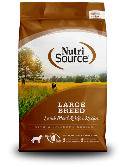 NutriSource Dog Large Breed Lamb Meal & Rice