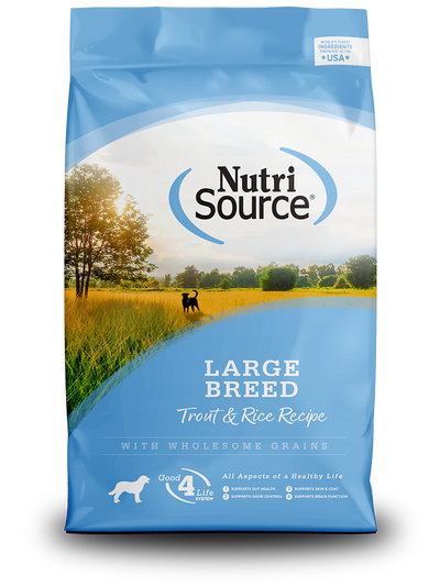 NutriSource Dog Large Breed Trout & Rice