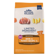 Natural Balance Small Breed Potato & Duck Dry Formula 12lbs. bag