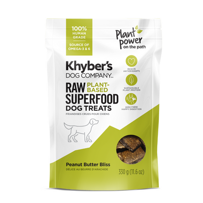Khyber's Dog Company Treats Plant-Based Peanut Butter Bliss 11.6oz