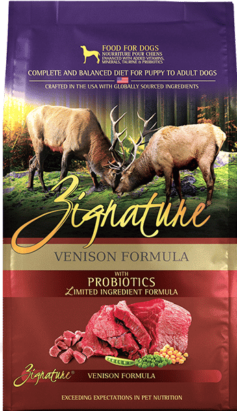 Zignature Grain-Free LID Venison Recipe DOG 25 lbs.