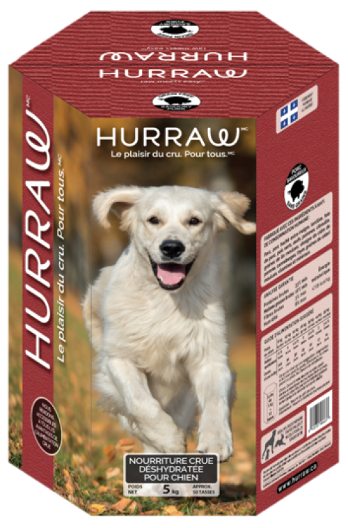 Hurraw Dehydrated Raw Pork Recipe for Dogs 10Kg