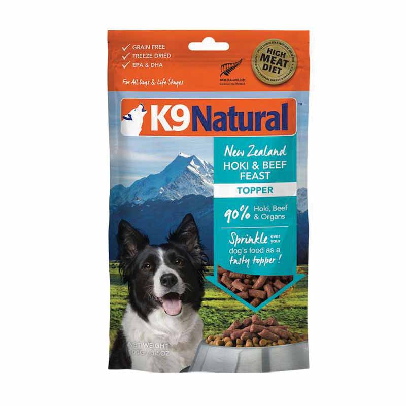 Hoki & Beef Feast Topper - 100g