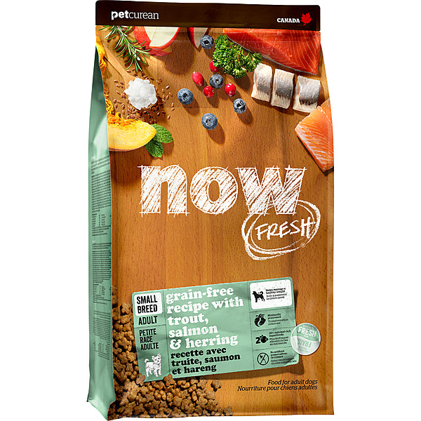 Now Fresh Grain-Free Salmon & Herring SMALL BREED Adult Dog Recipe 12 lbs.