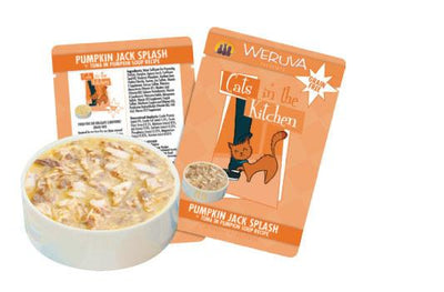 Weruva Pumpkin Jack Splash - Tuna in Pumpkin Soup Recipe 12 x 3 oz. pouches (Min 2 bag purchase or with another item)